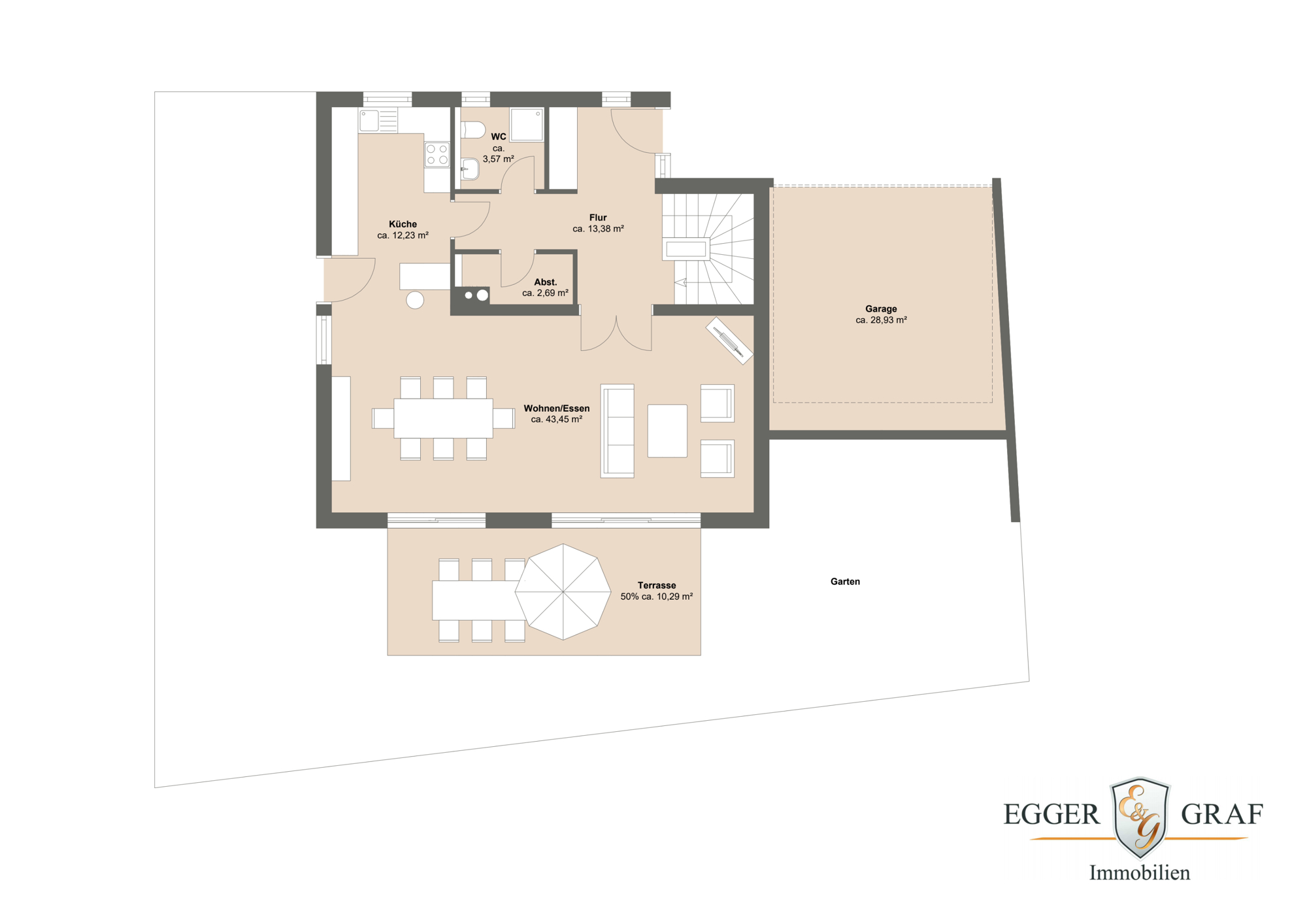 ZUKUNFTSSICHERER, MODERNER FAMILIENTRAUM MIT PV, WÄRMEPUMPE, GARTEN UND DOPPELGARAGE IN RIEMERLING – Bild 17
