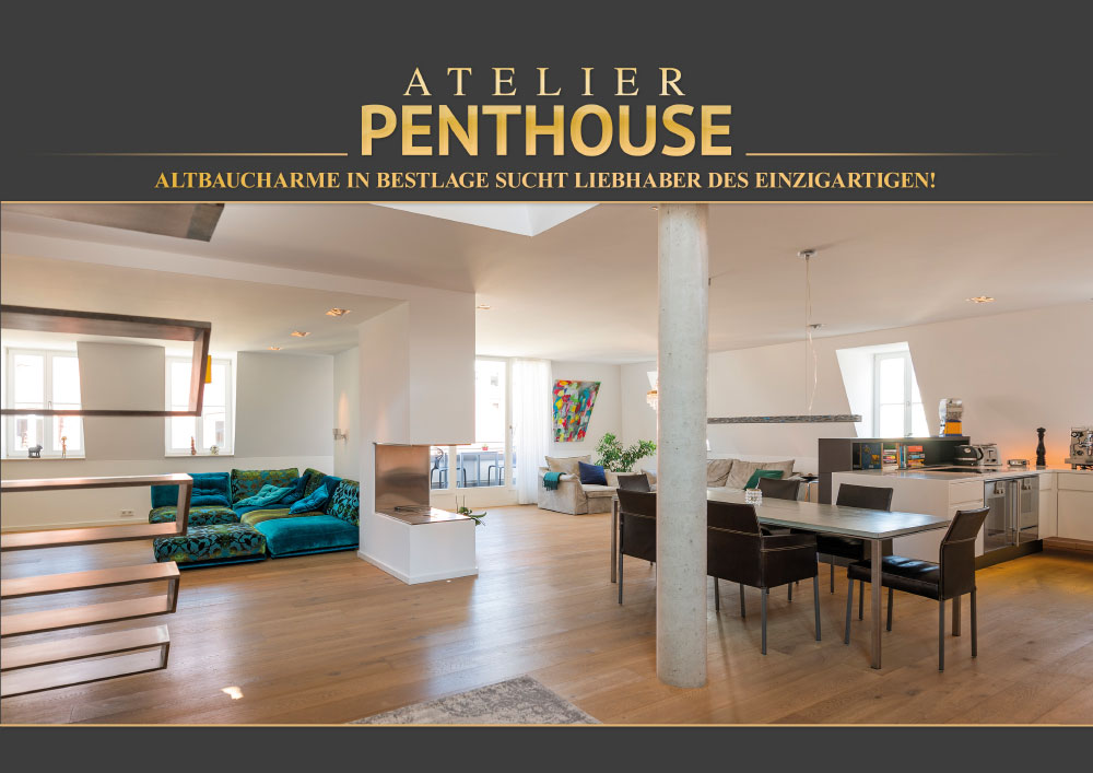 Immobilien Marketing Beispiele: Atelier Penthouse