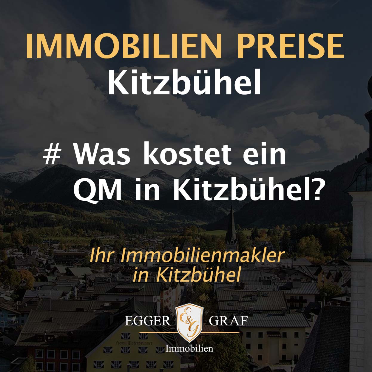Immobilienpreise Kitzbühel pro Quadratmeter mit EGGER & GRAF Immobilien