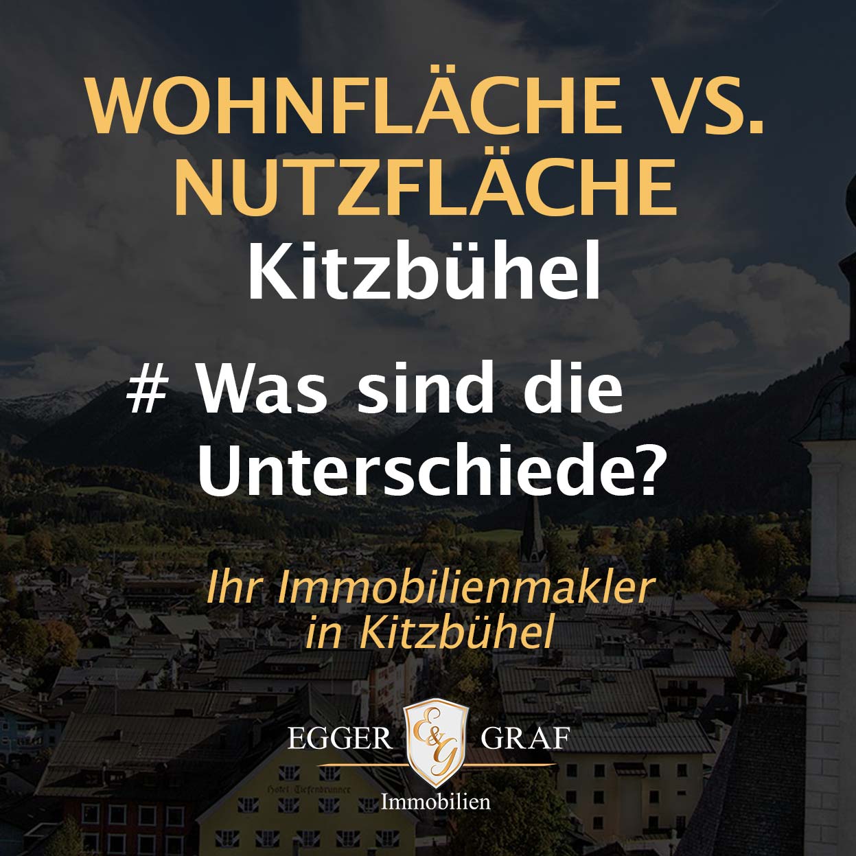 Wohnfläche und Nutzfläche in Kitzbühel - wo liegt der Unterschied mit EGGER & GRAF Immobilien